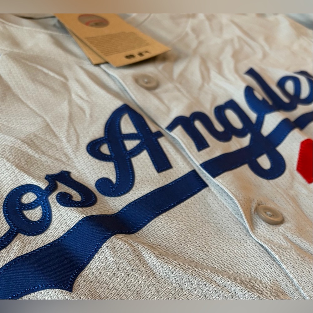 Nike LA Los Angeles Dodgers Tommy Edman #25 MLB Baseball Gray Jersey Men’s Sz: M - Picture 3 of 8